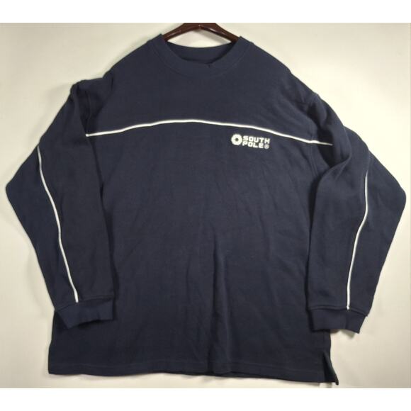 Vintage Southpole Sweater Mens XXL Blue Y2K - Picture 1 of 5